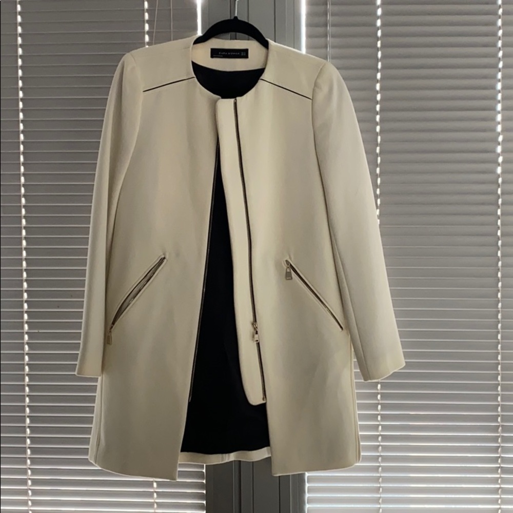 NWOT Off-White Zara Coat XS